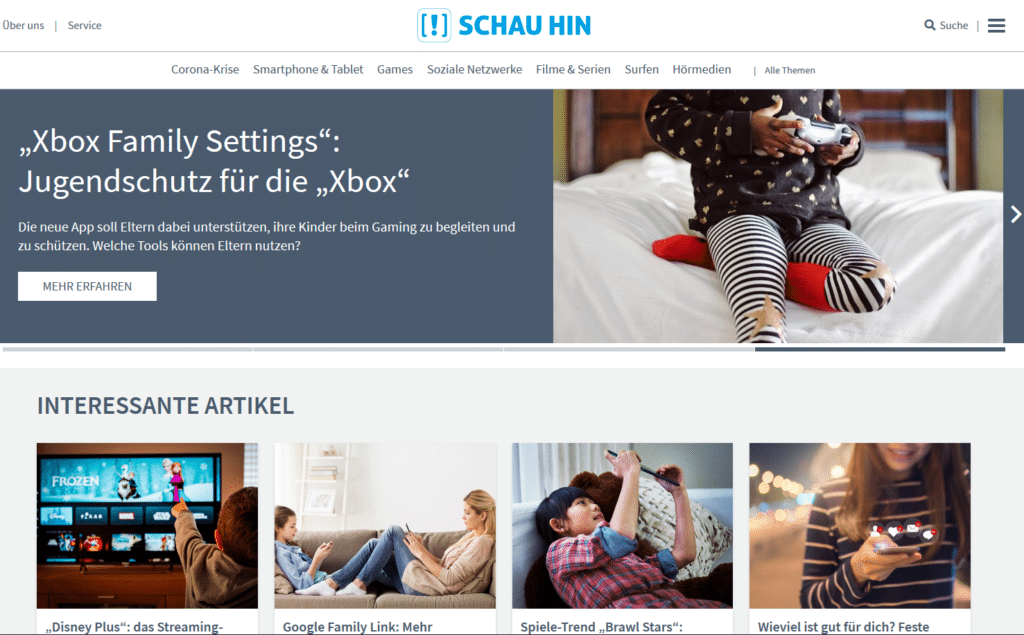 schau hin.de Startseite