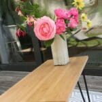 Selbstgemacht Wohnen & Deko Beistelltisch mit Hairpin-Füßen