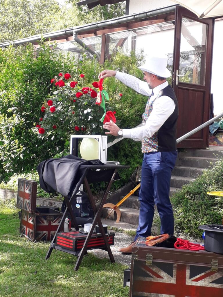 Zauberer Pascal Thomas Kindergeburtstag