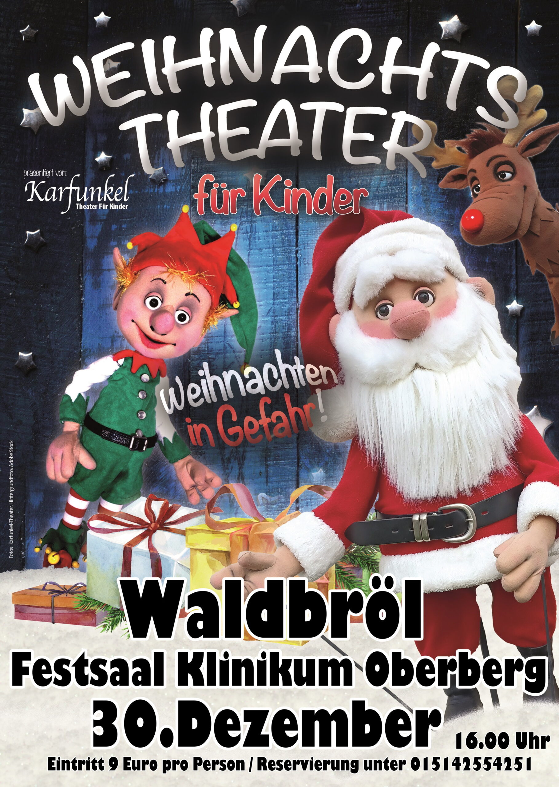 Weihnachten in Gefahr! 3 Karfunkel Figurentheater