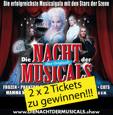 Gewinnspiel: die Nacht der Musicals